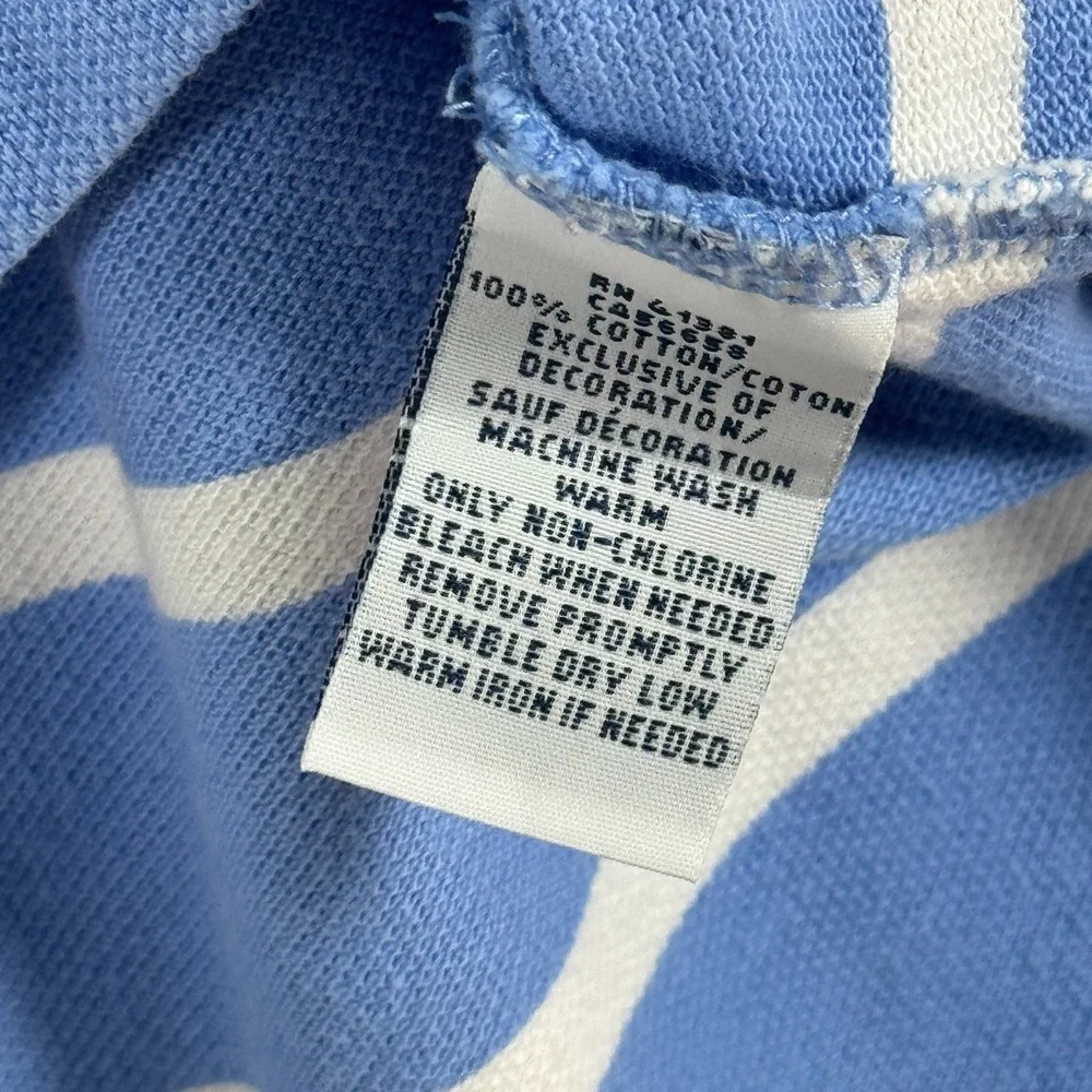 Polo Ralph Lauren Polo Shirt Mens‎ XL Blue Stripes Pony Comfort Classic Casual